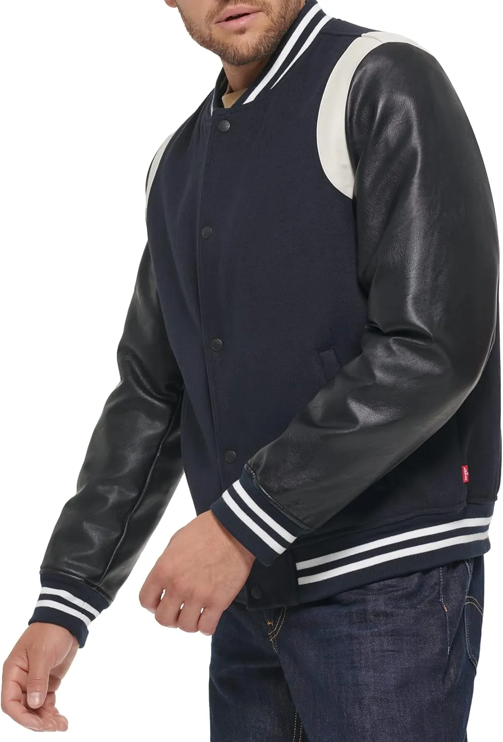 Levi's Men's Soft Shell Hooded Flight Bomber Jacket