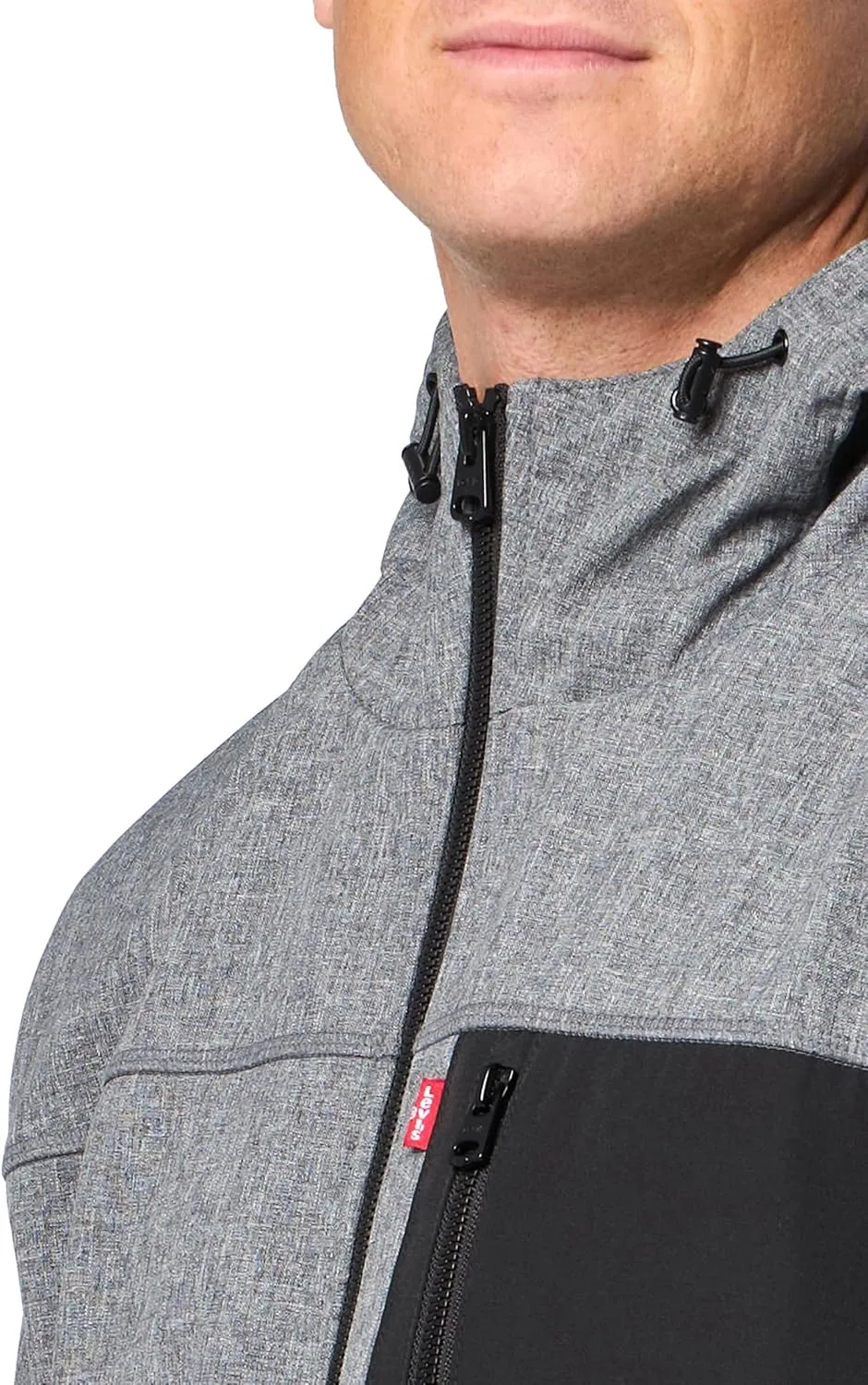 Levi's Men's Water-Resistant Soft Shell Active Hooded Jacket