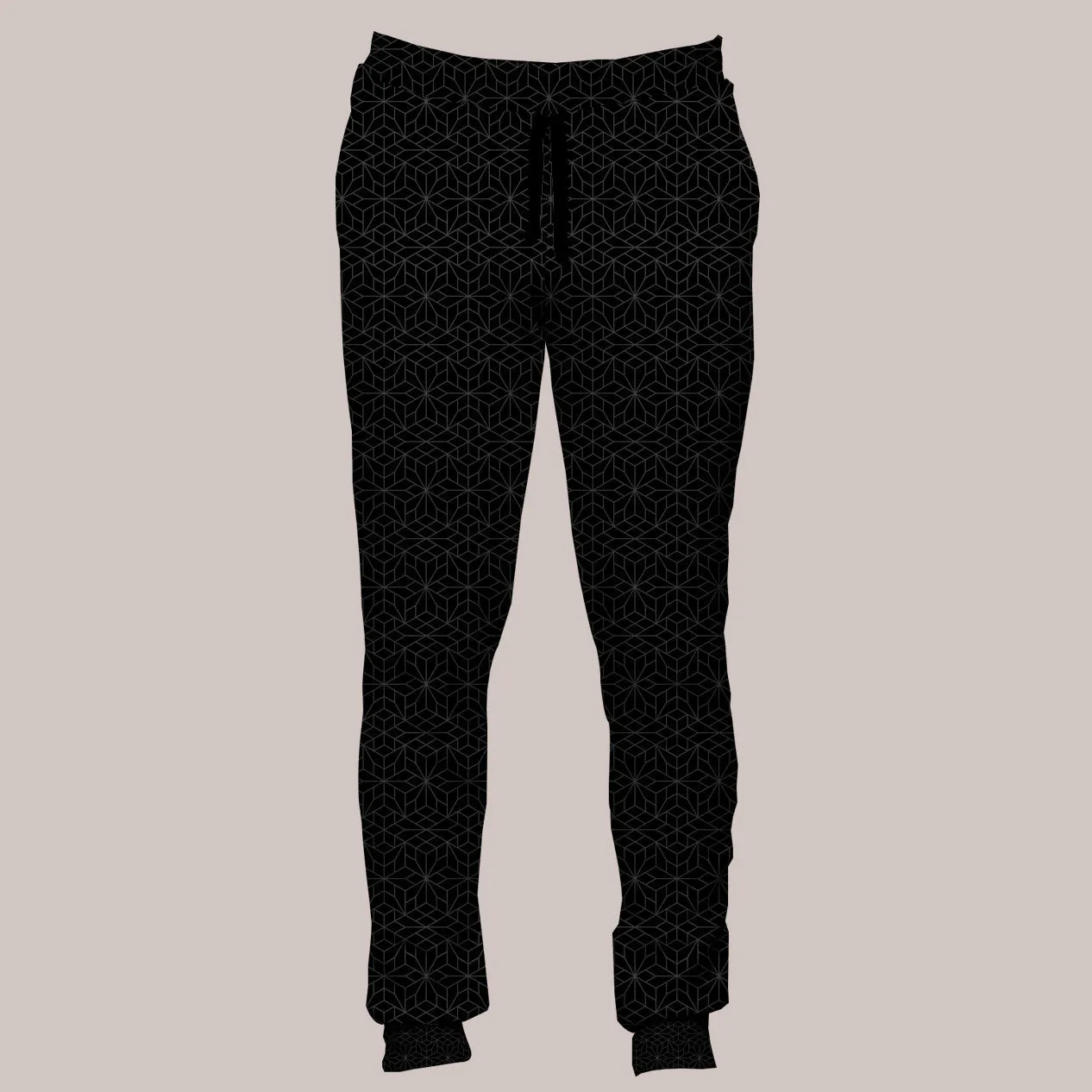 LG Crystallize ♢ Lightweight Joggers (Grey on Black) [Ready to Ship]
