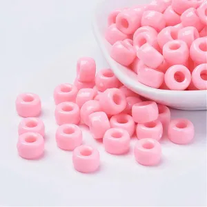 Light Pink Opaque - Acrylic Pony Beads