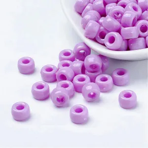 Light Purple Opaque - Acrylic Pony Beads