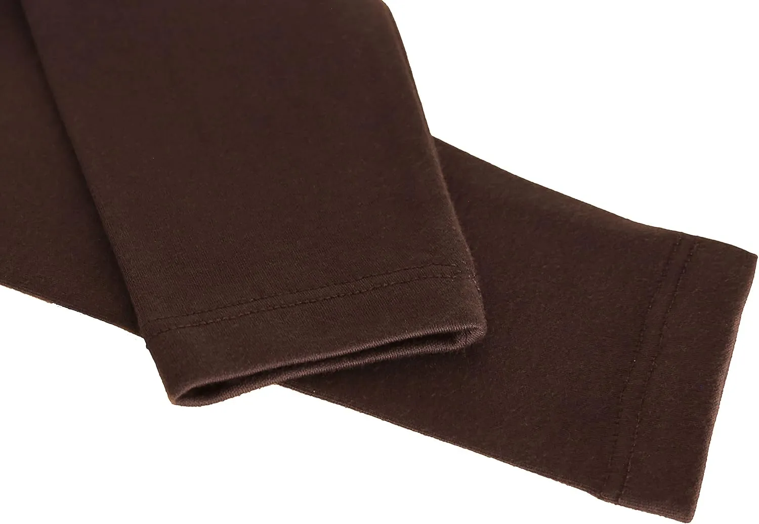 Lilax Girls' Basic Solid Full Length Cotton Soft Leggings
