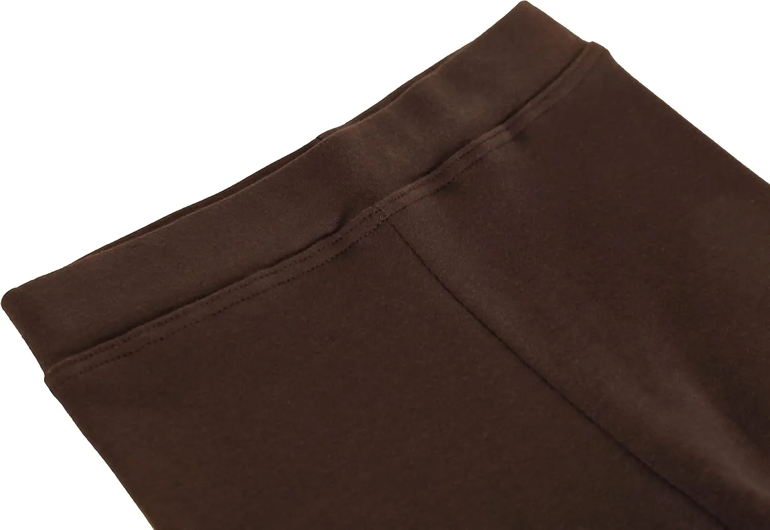 Lilax Girls' Basic Solid Full Length Cotton Soft Leggings