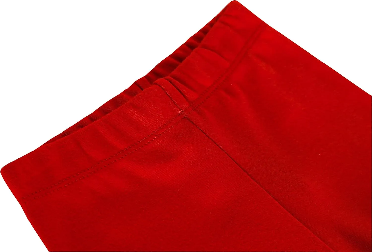 Lilax Girls' Basic Solid Full Length Cotton Soft Leggings