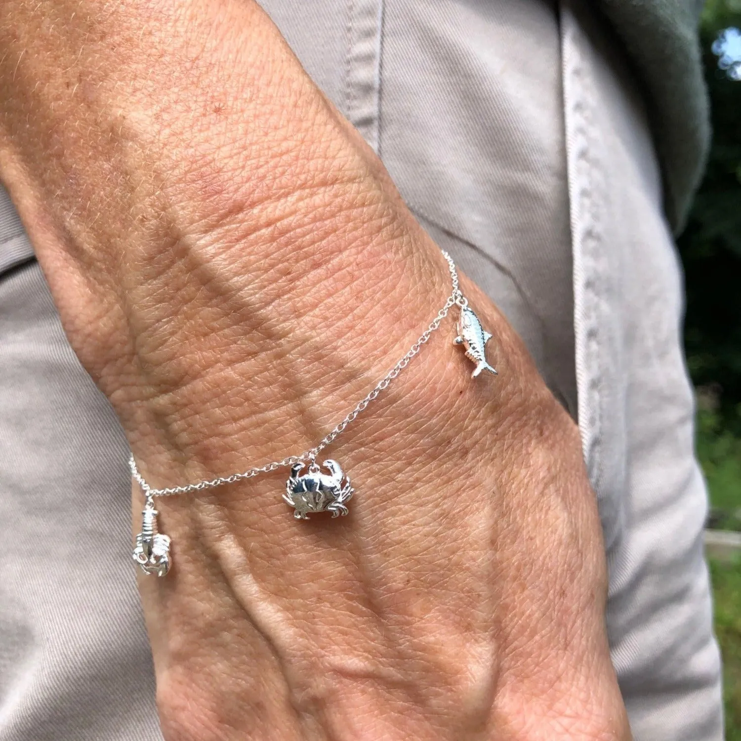 Little Nippers Sterling Silver Charm Bracelet