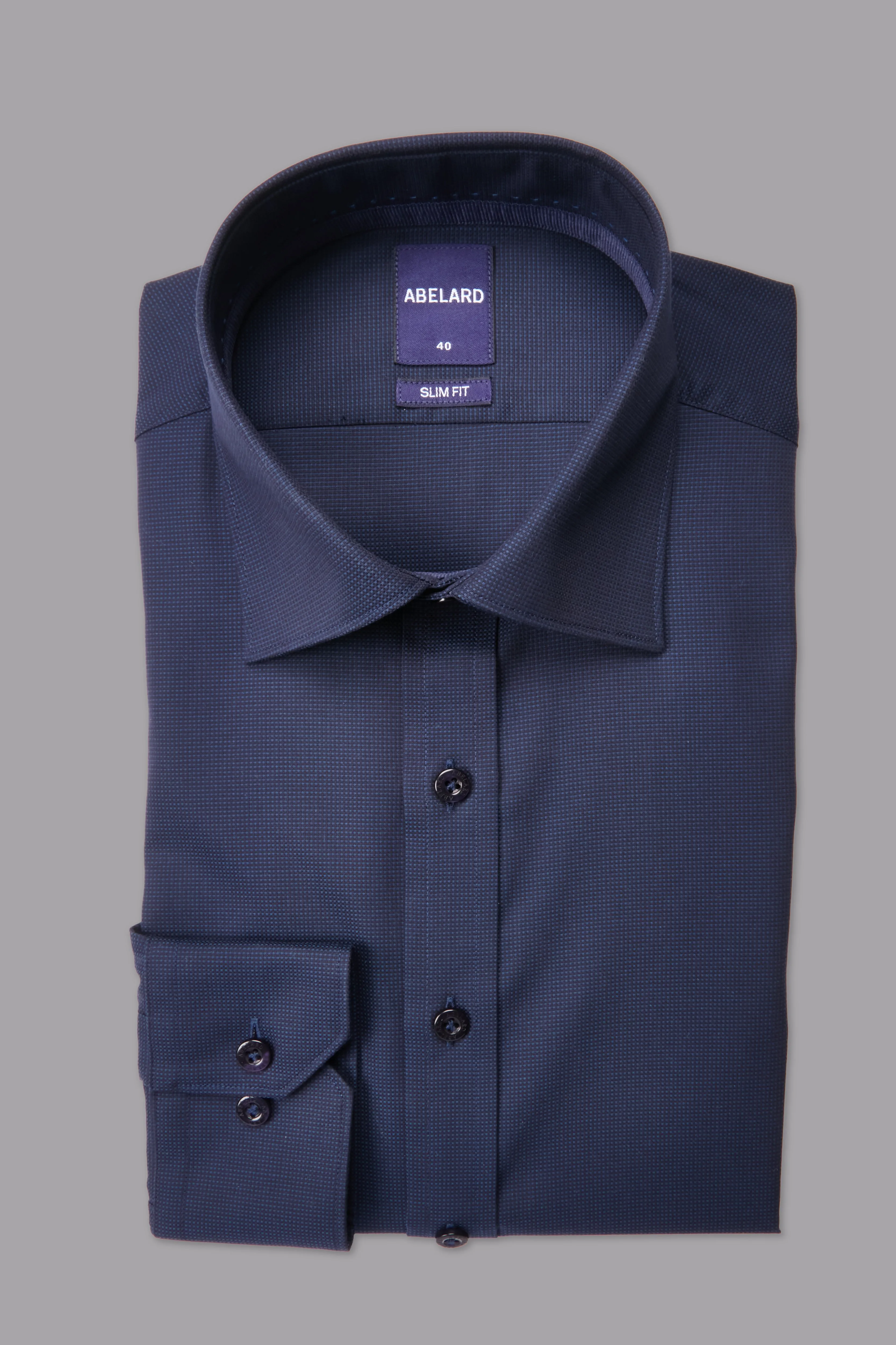 Long Sleeve Business Shirt - Ink Blue