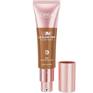 L'Oréal Paris Lumi Le Glow Tint, Glowy Skin Tint Foundation, Lightweight Buildable Coverage, Water-Based Formula, Medium Deep Warm 310, 25 ml