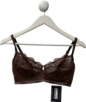Lounge Underwear Brown Blossom Balcony Bra UK 34E Lounge Underwear Brown Blossom Balcony Bra UK 34E
