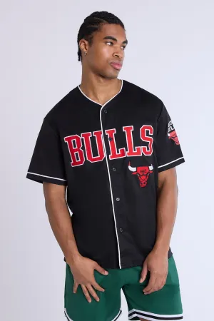 Maillot noir en maille Chicago Bulls homme
