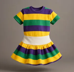 MARDI GRAS little one Tennis sporty tutu skirt
