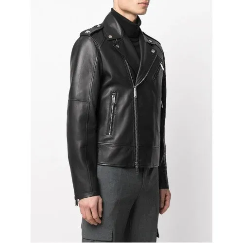 Men Biker Leather Jacket