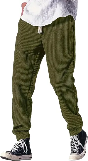 Men's Casual Cargo Pants, Hiking Pants Workout Joggers Sweatpants for Men, Loose Fit Lightweight Sports Comfy Trousers