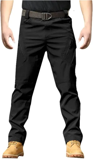 Mens Casual Tactical Cargo Pants Ripstop Work Pants Joggers Hiking Pants Summer Autumn Trousers with Pockets
