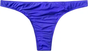 Men's Comfortable Bulge Pouch Thongs Sexy Low Rise Bikini Briefs Underwear Classic Stretchy Hip Briefs Panties