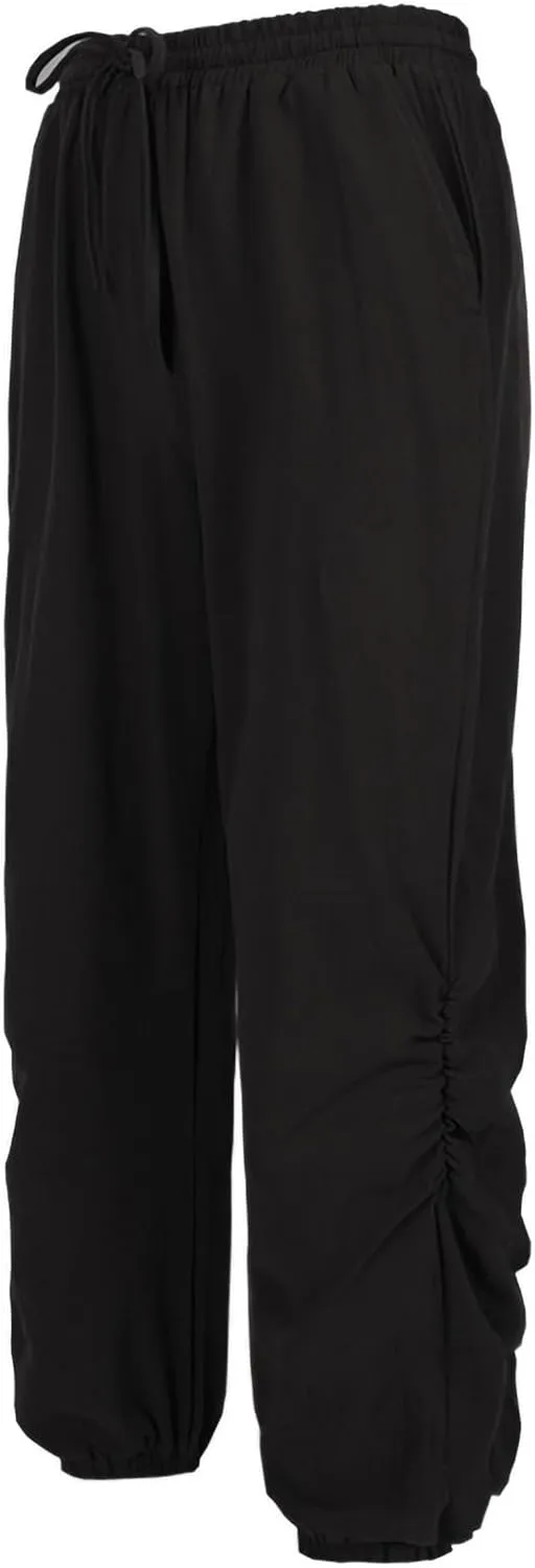 Mens Fashion Cotton Linen Pants Elastic Pleated Drawstring Pant Outing Hiking Casual Trousers Vacation Travel Clothes