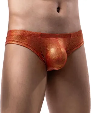 Mens Faux Leather G-string Underwear Sexy Breathable Underpants Comfortable Thong Bikini Panties