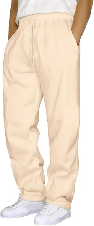 Mens Jeans Mens Casual Cotton Sweatpants Breathable Comfy Joggers Relaxed Fit Overalls Business Trousers with Pocket Chino Pants Men
