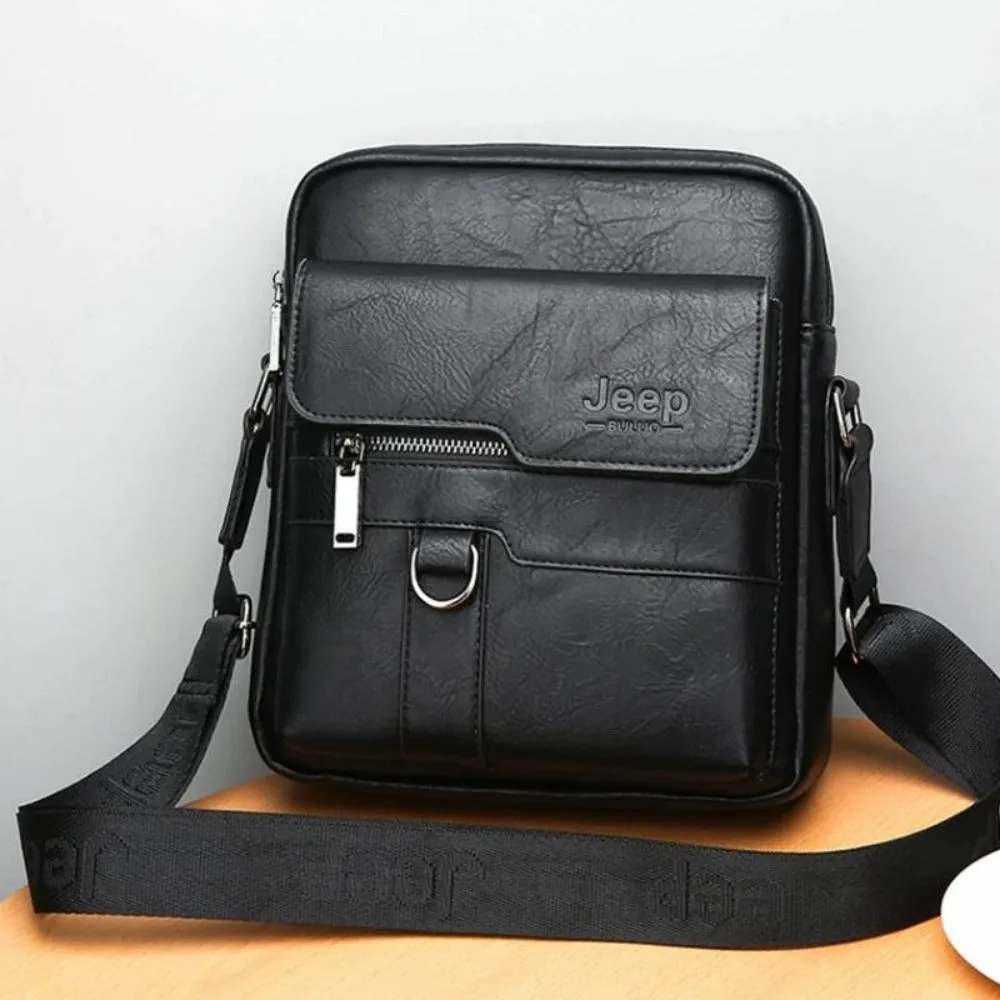 men's leather handbags shoulder work messenger travel handbag ✈️ free.shipping