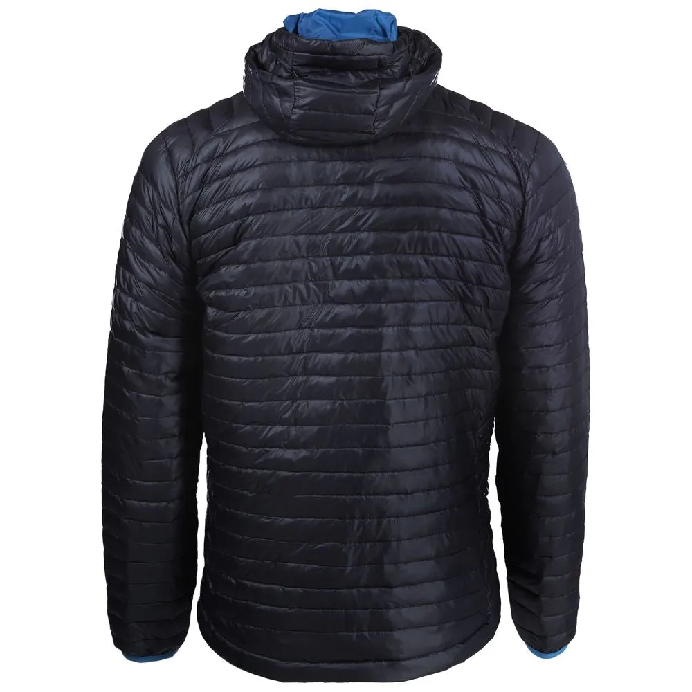 Mens Merino Wool Insulated Jacket (Black/Blue)