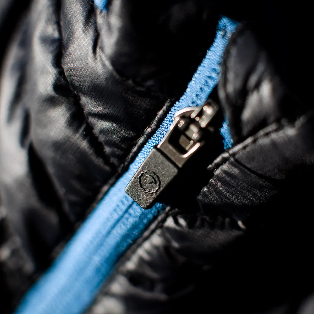 Mens Merino Wool Insulated Jacket (Black/Blue)