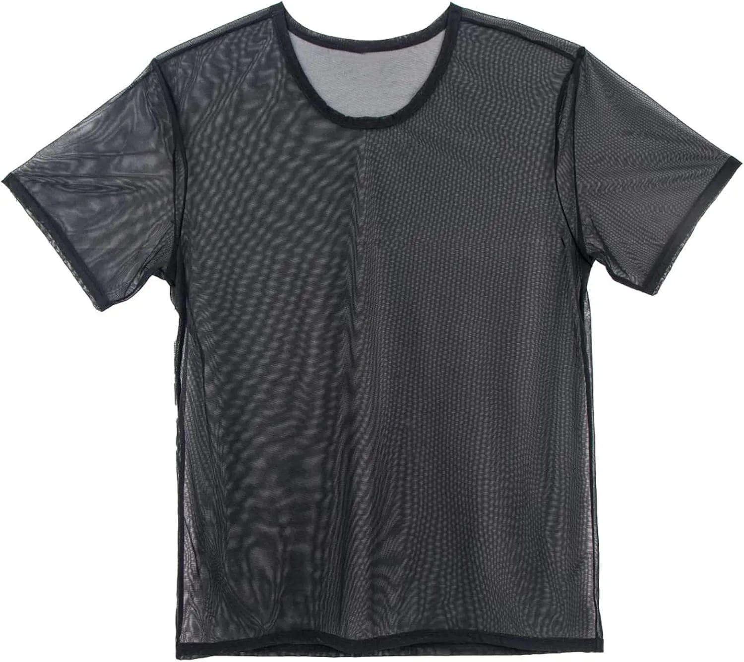 Men's Mesh Underwear Sleeveless See Through Vest Breathable Sexy Shirt Comfortable Sleepwear Casual Apparel
