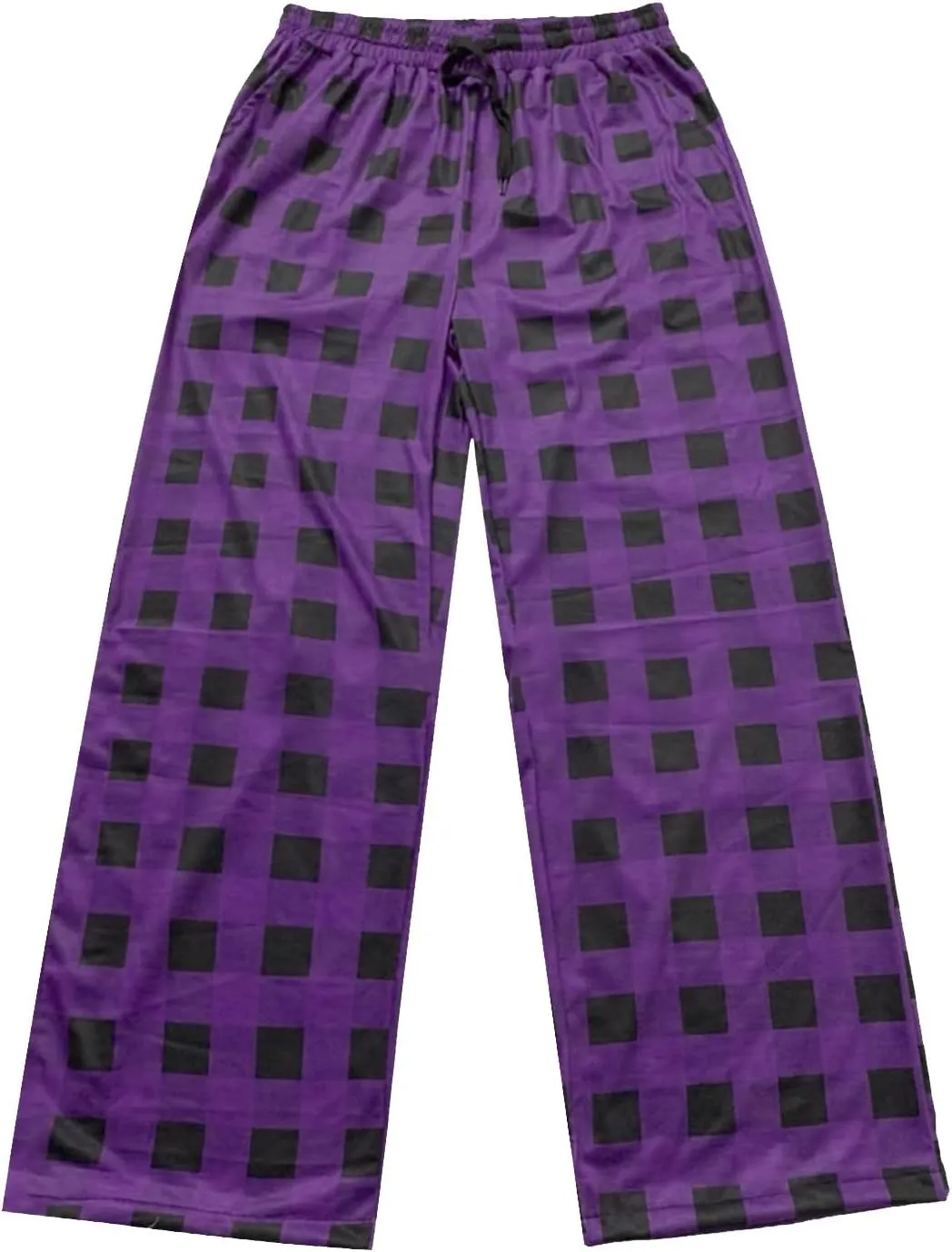 Mens Pajamas Pants Red and Black Plaid Pajama Pants Lightweight Flannel Loose Fit Christmas Pajama Pants with Pockets