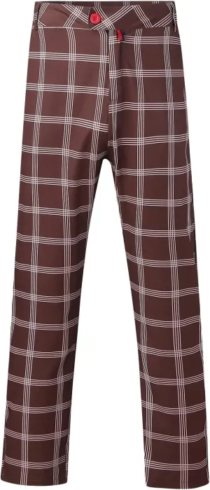 Mens Plaid Suit Pants Chino Flat-Front Stretch Formal Dress Pants 2024 Trendy Casual Business Office Work Commute Pants
