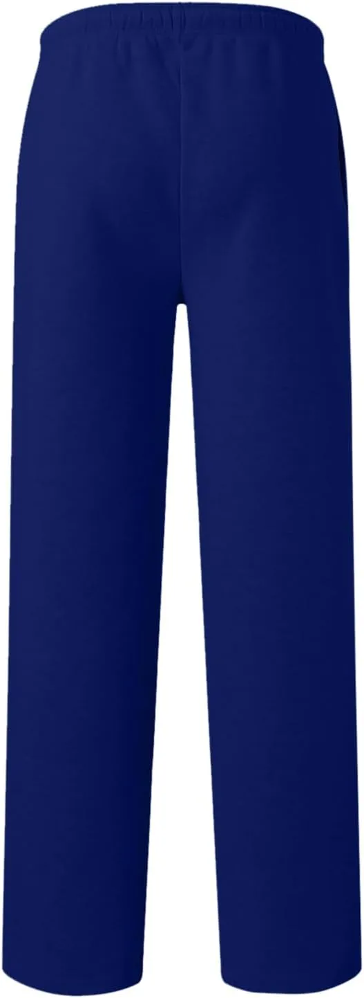 Men's Slim Fit Tapered Chino Pants, Fleece Lined Sweatpants Straight Leg Workout Comfy Pants Bottom Sweatpants Joggers