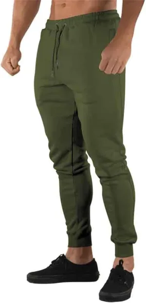 Mens Slim Fit Tapered Track Pants Drawstring Quick Dry Athletic Jogger Sweatpants Outdoor Gym Training Workout Pants