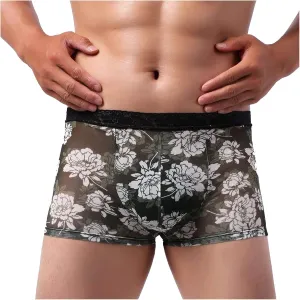 Mens Underwear Boxer Briefs Pack Men's Sexy Underwear Soft Comfortable Cool Dry Underwear