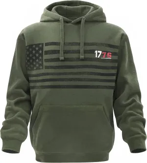 Men's USA Flag Patriotic Hoodie Ultra Soft Heavyweight Sweatshirt