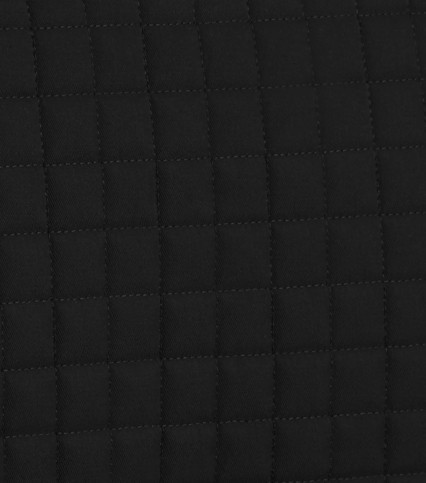 Merino Wool Saddle Pad - Half Pad Black/Natural Wool