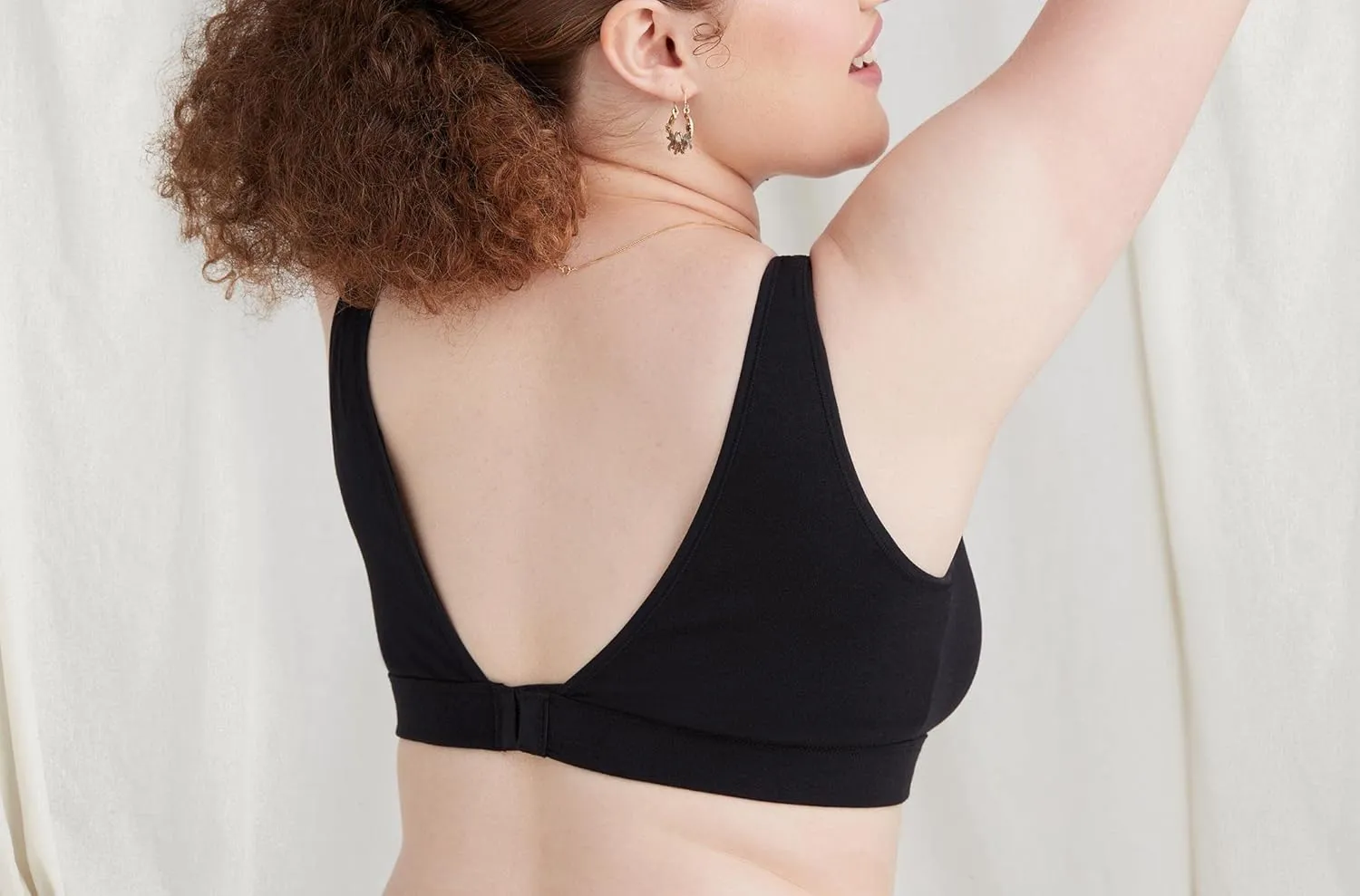 MeUndies Stretch Organic Cotton V-Neck Bra  Comfortable Bralette for Women  No Underwire - Amazon Exclusive Fabric