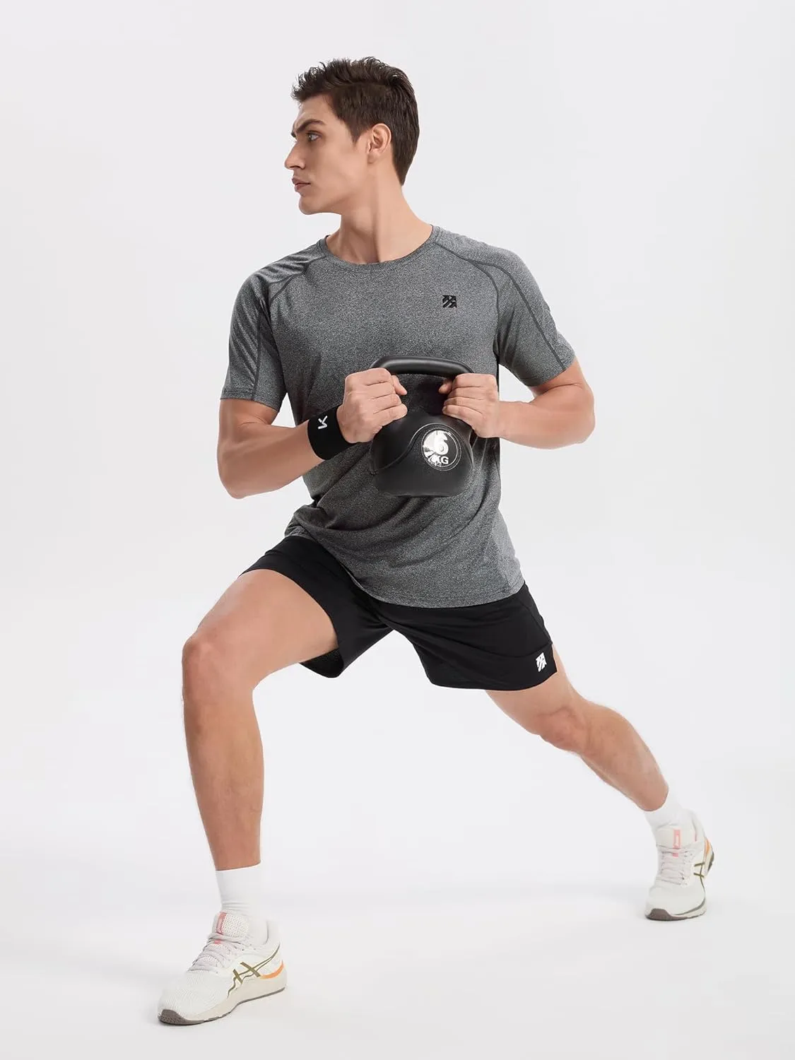 Moisture Wicking Soft Running Pickleball Workout Shirts for Men