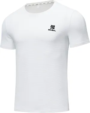 Moisture Wicking Soft Running Pickleball Workout Shirts for Men