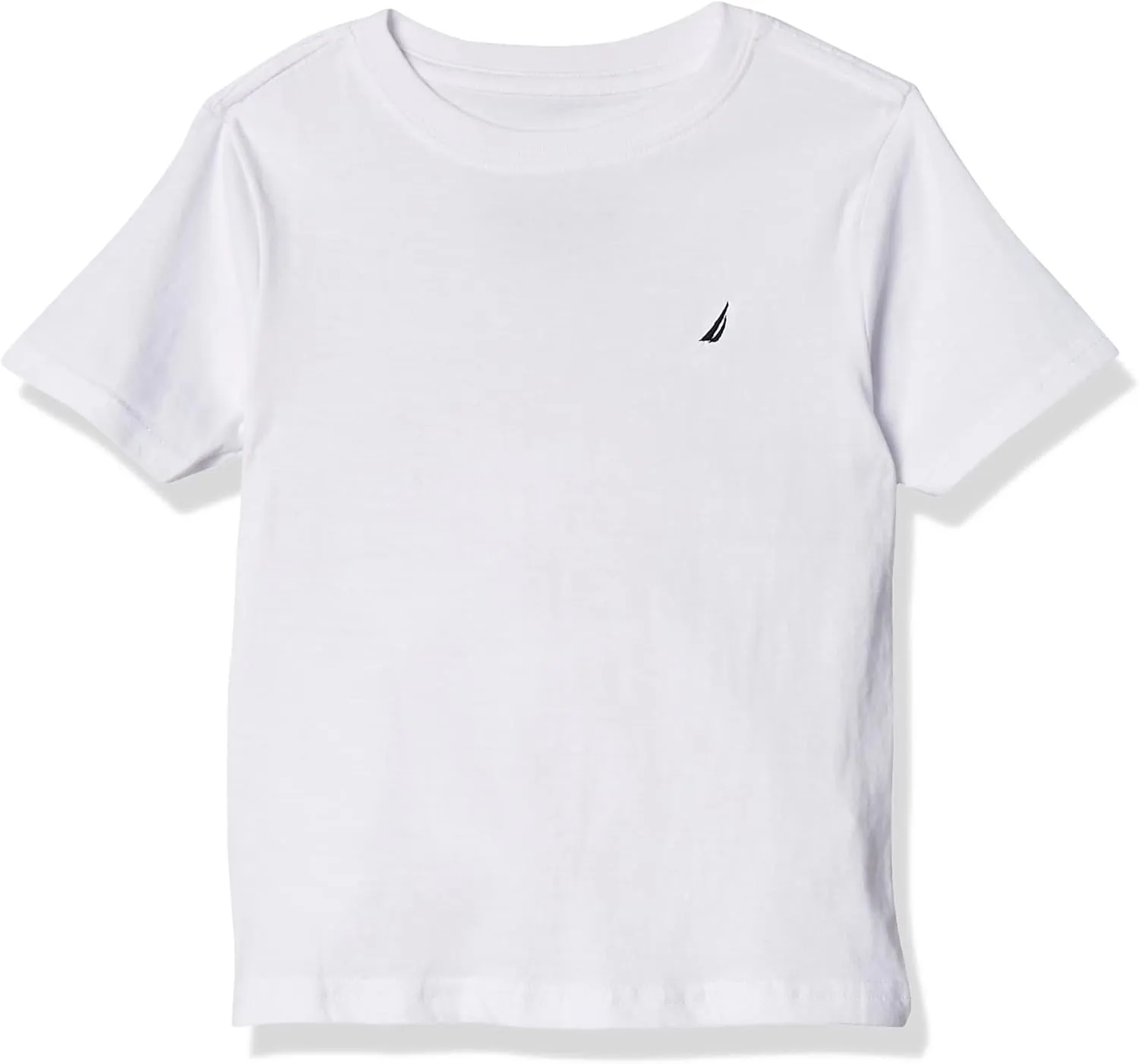 Nautica Boys' Short Sleeve Solid Crew Neck T-Shirt, Soft, Comfortable, Relaxed Fit