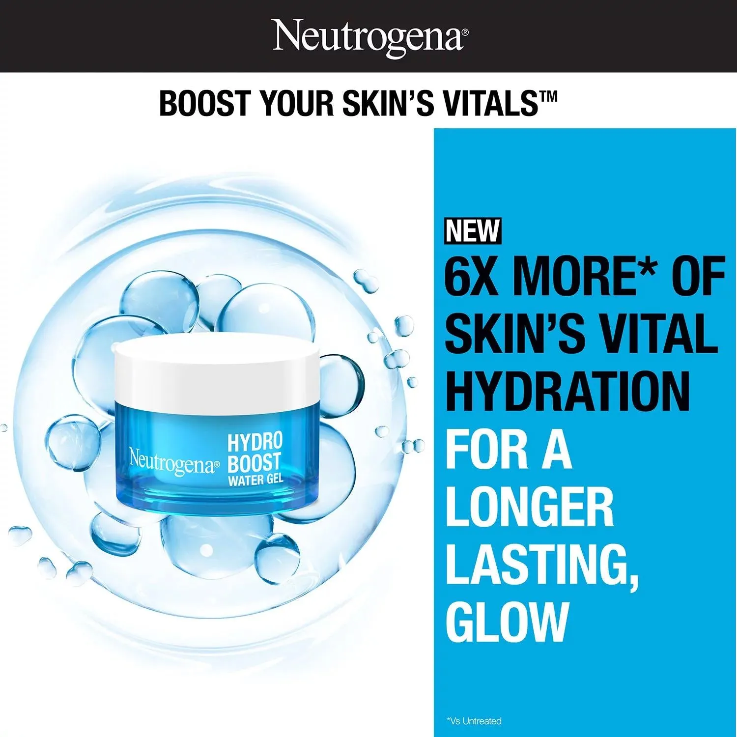 Neutrogena Hydro Boost 48-Hour Water Gel Face Moisturizer, 1.7 fl. oz., 3 pk.