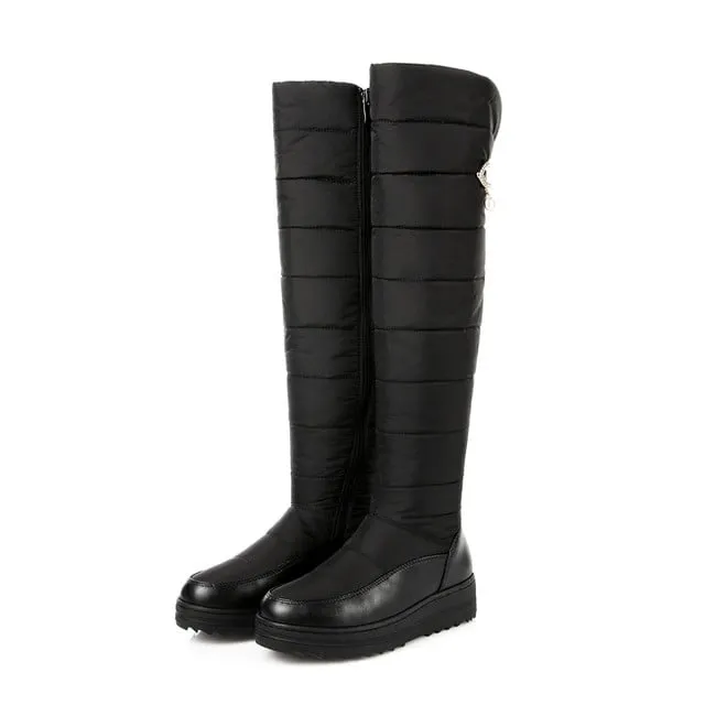 OCW Orthopedic Women Boots Over Knee High Snowy Winter Boots