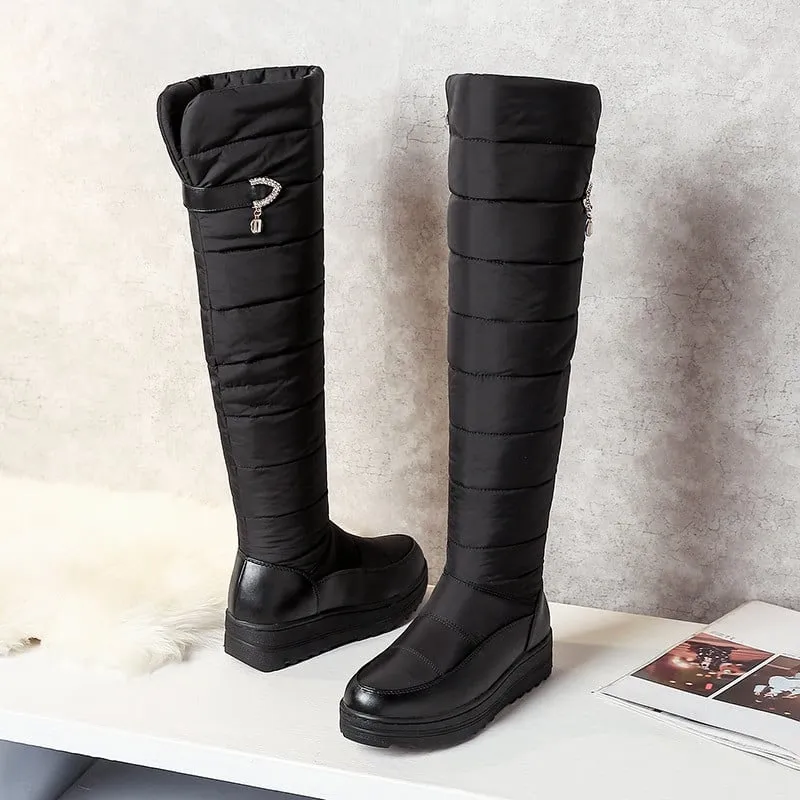 OCW Orthopedic Women Boots Over Knee High Snowy Winter Boots