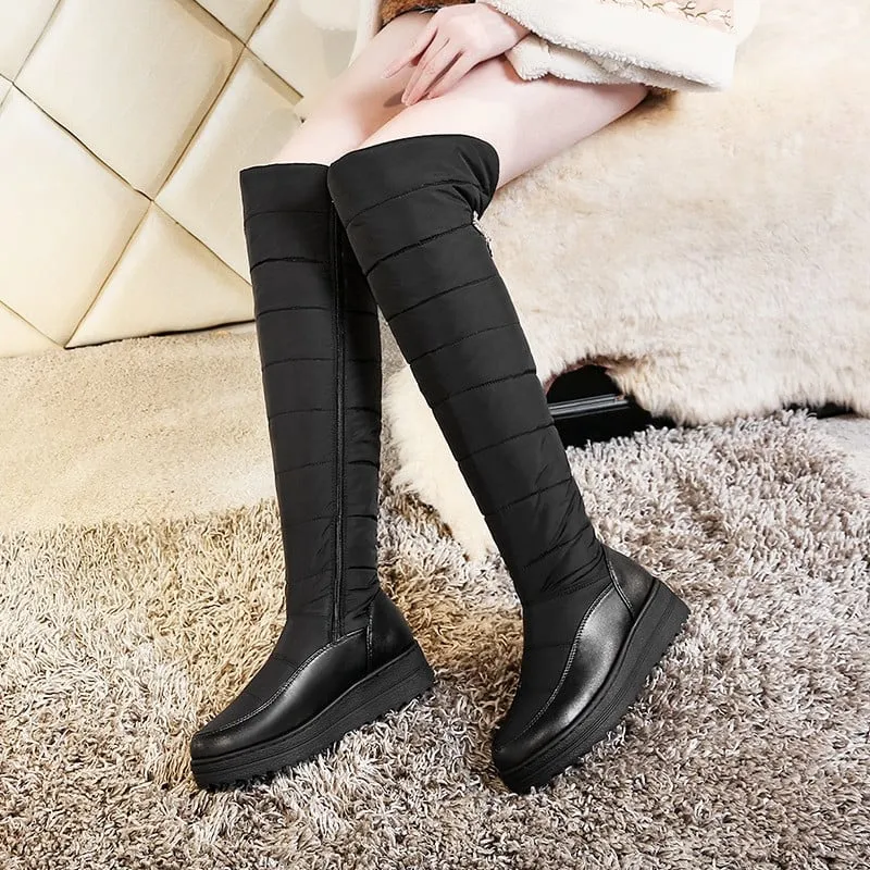 OCW Orthopedic Women Boots Over Knee High Snowy Winter Boots