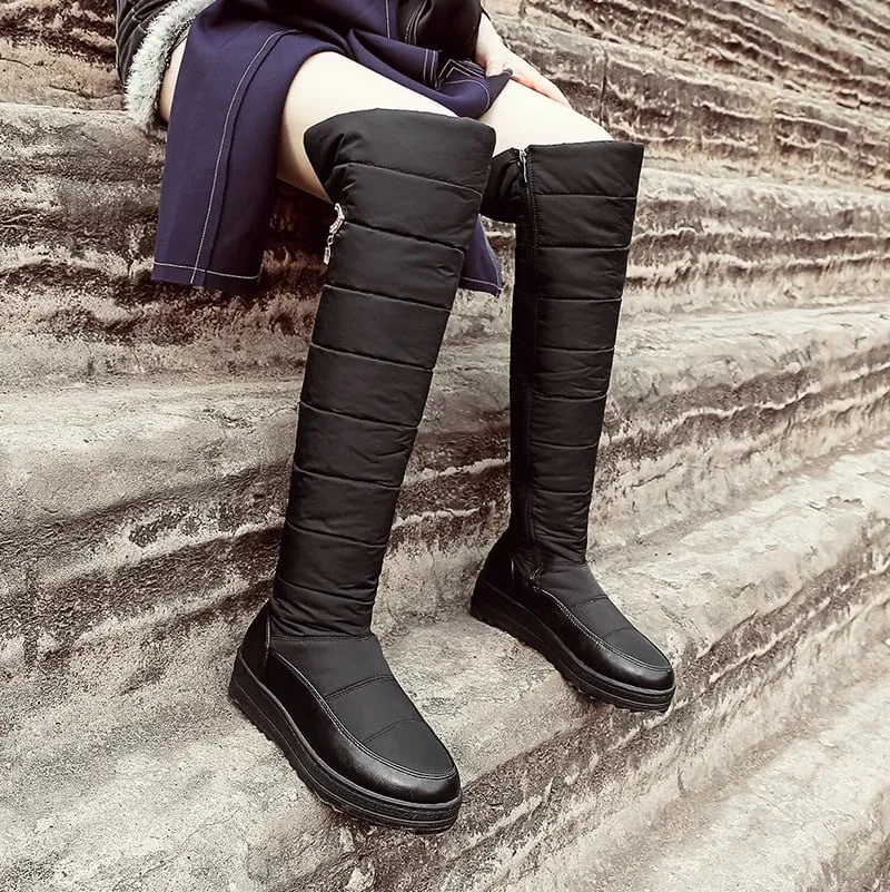 OCW Orthopedic Women Boots Over Knee High Snowy Winter Boots