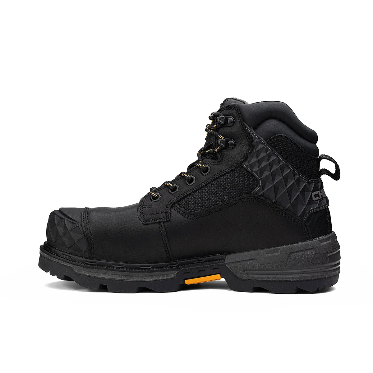 Pallet Jack 6" Comp Toe Men’s Waterproof Work Boot - Black
