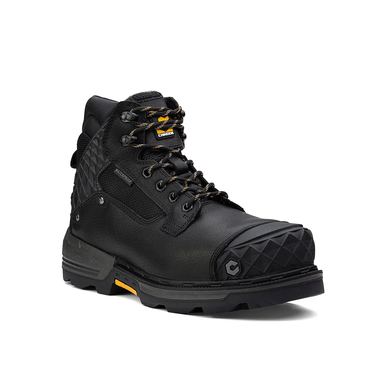 Pallet Jack 6" Comp Toe Men’s Waterproof Work Boot - Black
