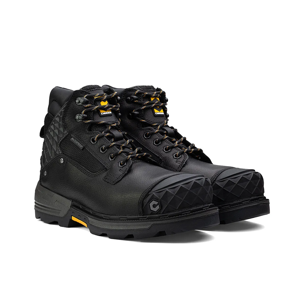 Pallet Jack 6" Comp Toe Men’s Waterproof Work Boot - Black