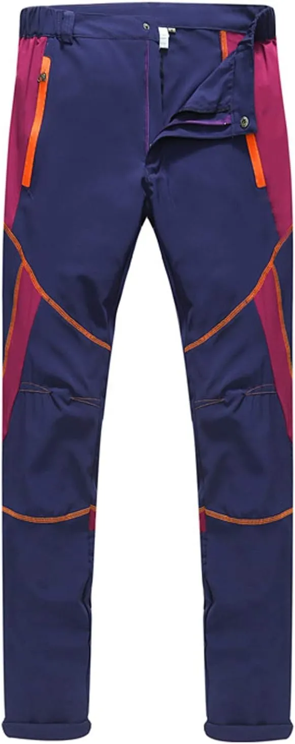 Pants For Men Mens Trendy Waterproof Pants Splice Windproof Trousers Softshell Outdoor Hiking Trousers Cargo Pants