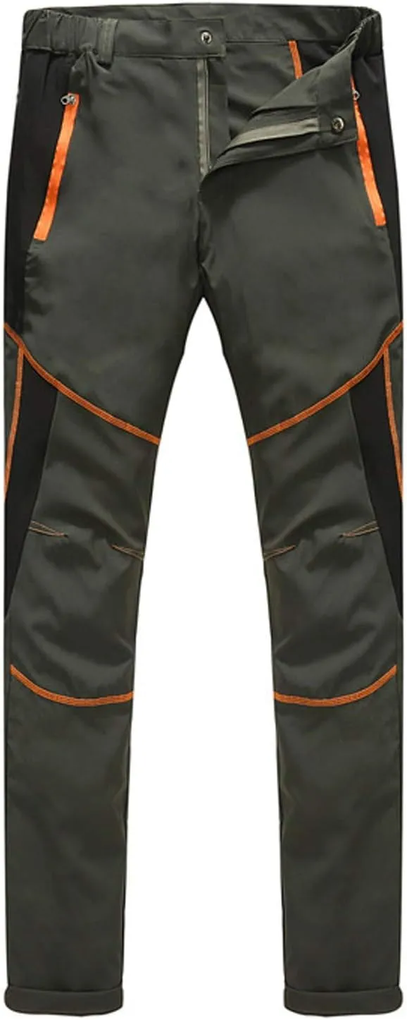 Pants For Men Mens Waterproof Pants Casual Splice Windproof Trousers Softshell Outdoor Hiking Trousers Cargo Pants