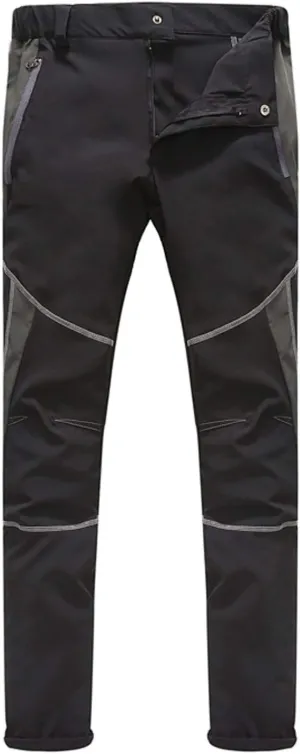 Pants For Men Mens Waterproof Pants Trendy Splice Windproof Trousers Softshell Outdoor Hiking Trousers Cargo Pants
