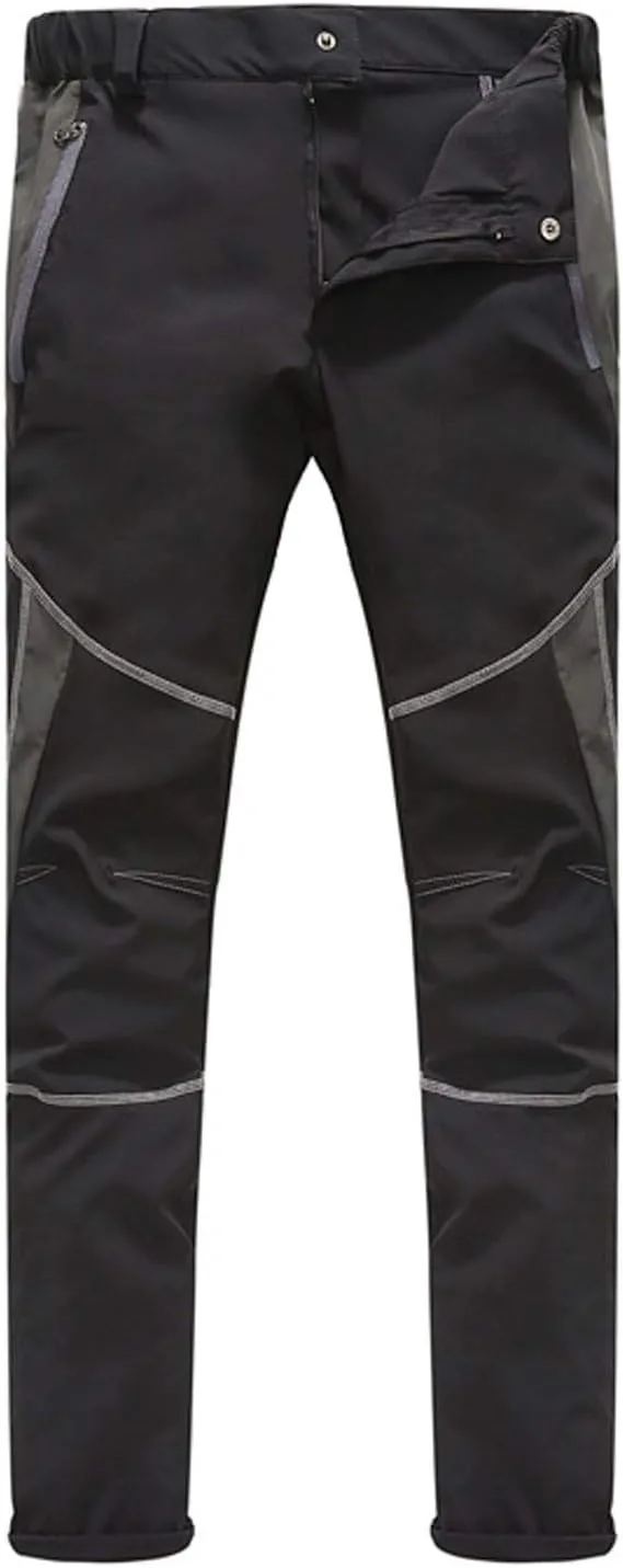 Pants For Men Mens Waterproof Pants Trendy Splice Windproof Trousers Softshell Outdoor Hiking Trousers Cargo Pants