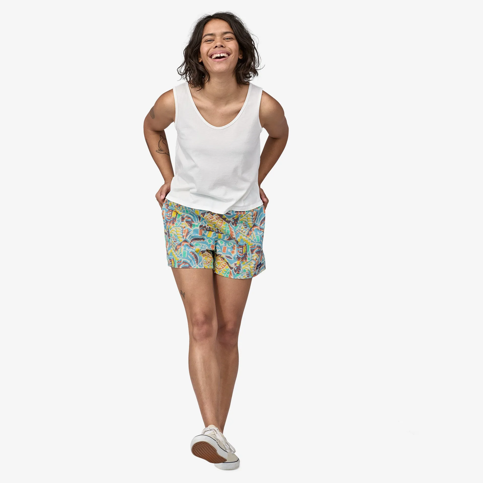 Patagonia Funhoggers Cotton Shorts 4" - Women's