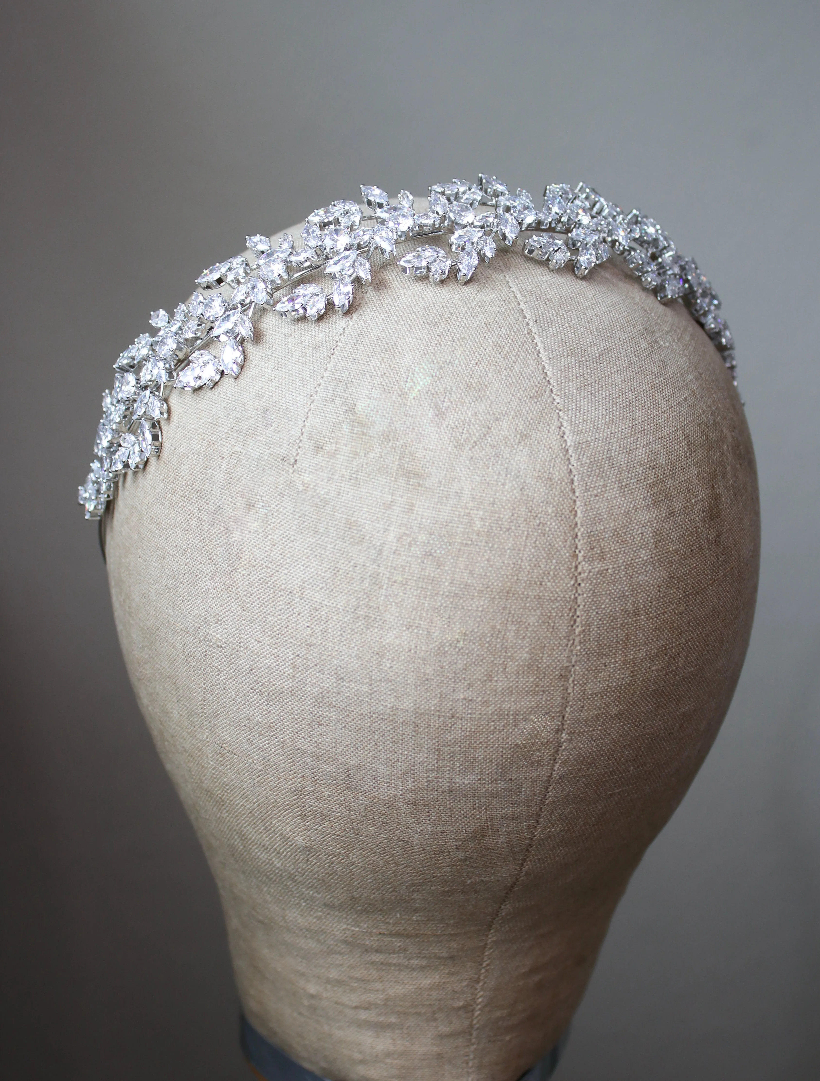PENELOPE Simulated Diamond Headband Headpiece